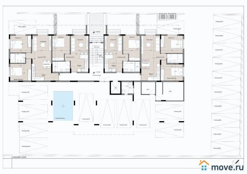 2-комн. квартира, 55 м²