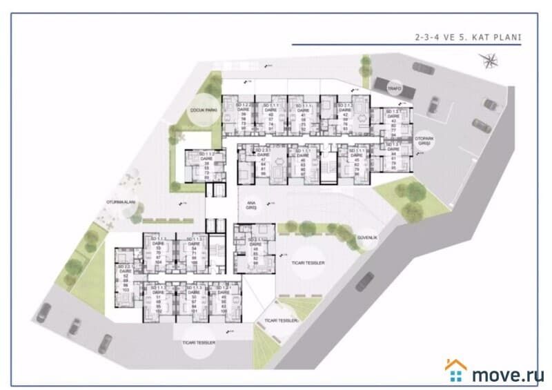 гостиница, 83 м²