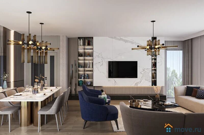 4-комн. квартира, 190 м²