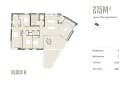 4-комн. квартира, 215 м²