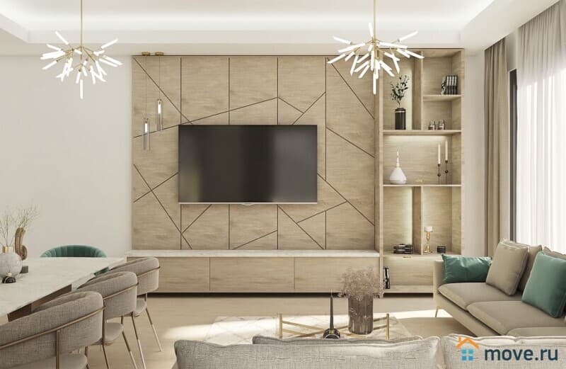 3-комн. квартира, 91 м²