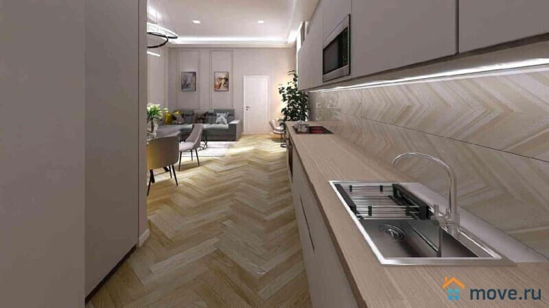 3-комн. квартира, 61 м²