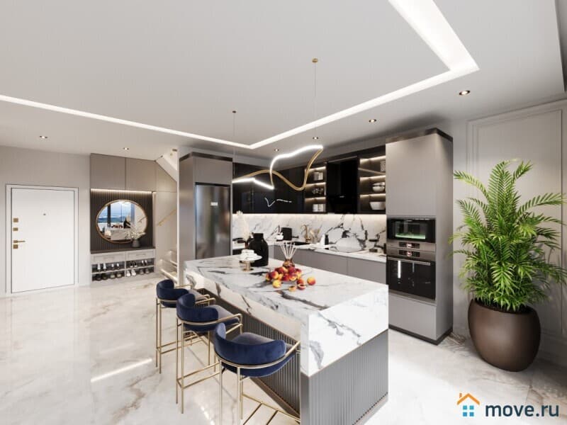 5-комн. квартира, 195 м²