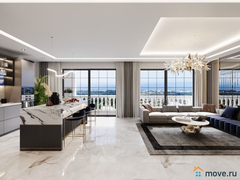 5-комн. квартира, 195 м²