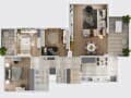 Продается трехкомнатная квартира, 90 м², этаж 4 из 8. Фото 12