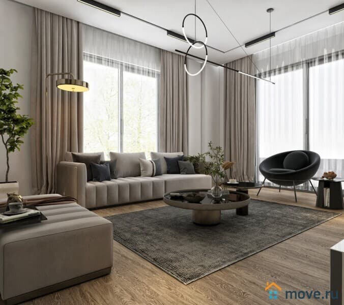 3-комн. квартира, 90 м²