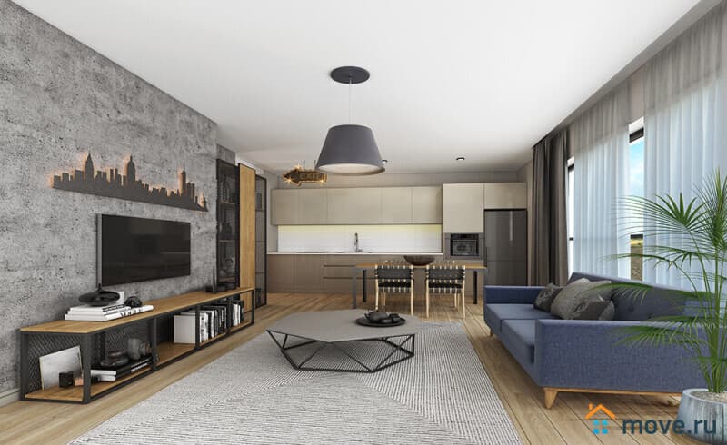 2-комн. квартира, 84 м²