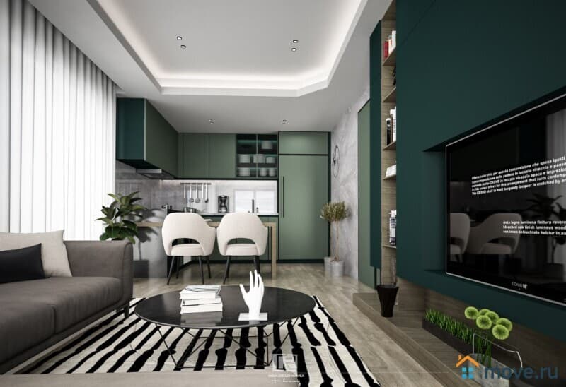 2-комн. квартира, 54 м²