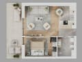 Продажа двухкомнатной квартиры, 52 м², этаж 4 из 4. Фото 3