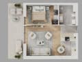 Купить двухкомнатную квартиру, 54 м², этаж 2 из 5. Фото 3