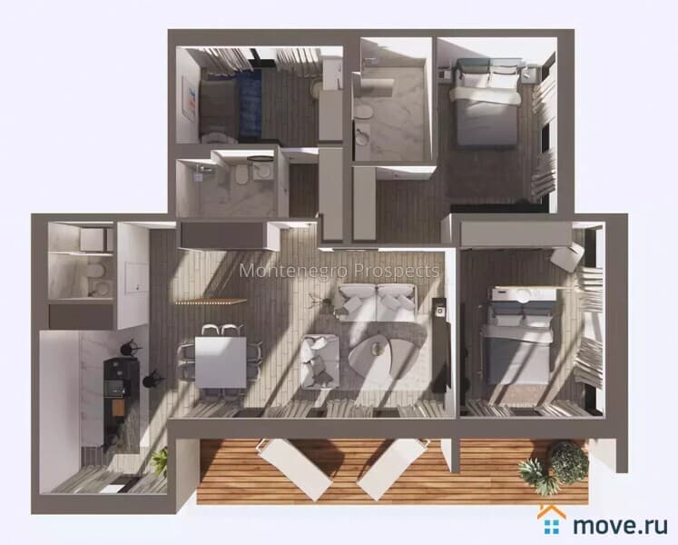 4-комн. квартира, 125 м²
