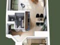 Продается двухкомнатная квартира, 52 м², этаж 1 из 3. Фото 8