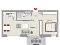 Продажа двухкомнатной квартиры, 44 м², этаж 2 из 4. Фото 2