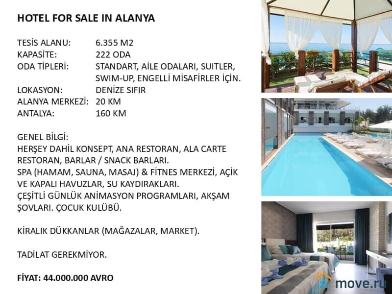 гостиница, 6355 м²