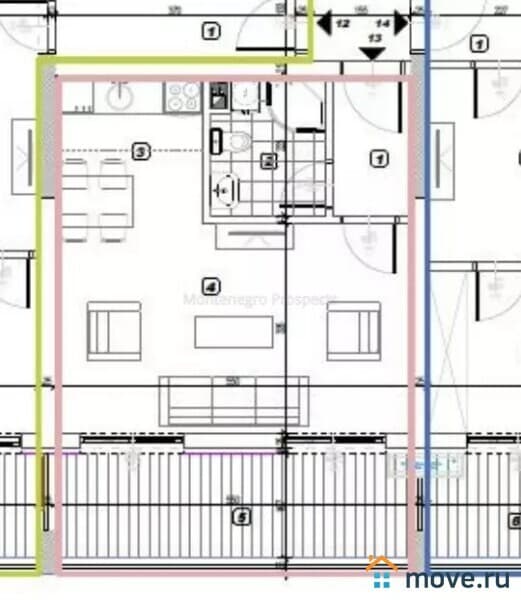 2-комн. квартира, 40 м²