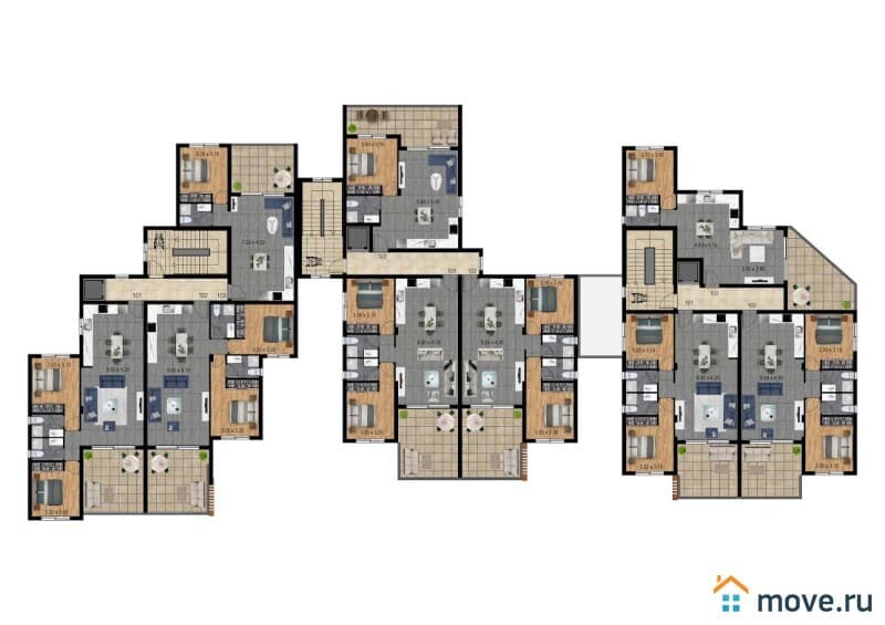 2-комн. квартира, 68 м²