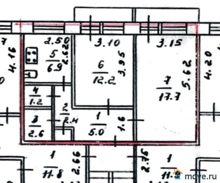 2-комн. квартира, 48 м²