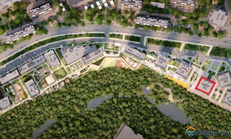 2-комн. квартира, 39.1 м²