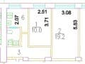 2-комн. квартира, 45.8 м&sup2;