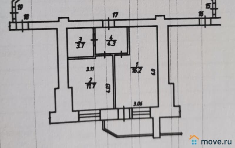 1-комн. квартира, 40 м²