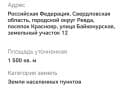 земельный участок, 15 соток
