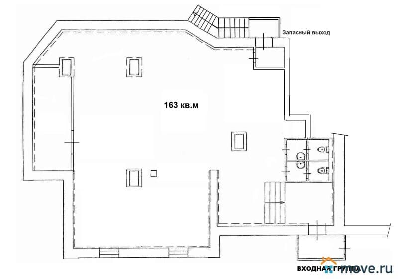 торговое помещение, 170 м²