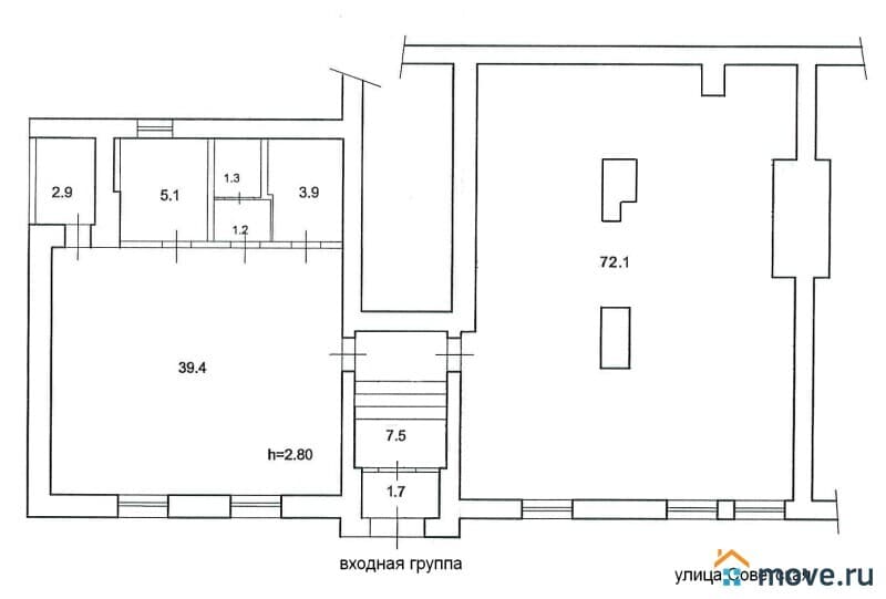 торговое помещение, 133 м²