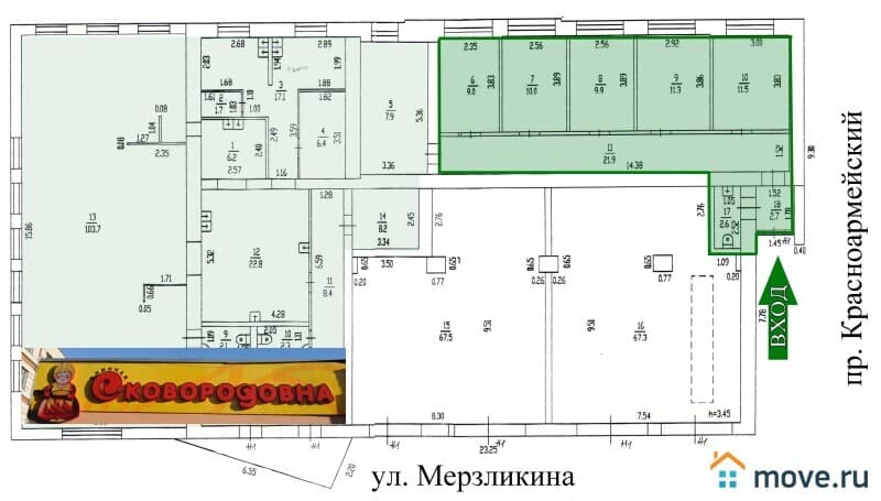 офис, 12 м²
