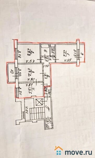 3-комн. квартира, 81 м²