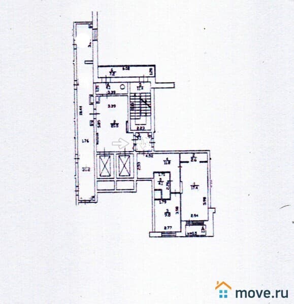 1-комн. квартира, 45.6 м²