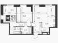 Продаем трехкомнатную квартиру, 78.7 м², 10 мин. до метро пешком, этаж 40 из 47. Фото 7
