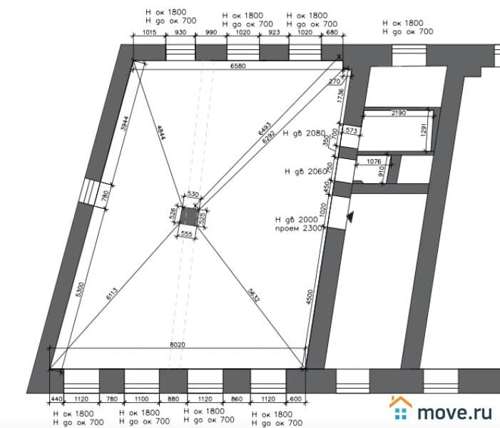 офис, 74.3 м²