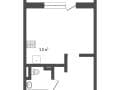 1-комн. квартира, 26 м&sup2;