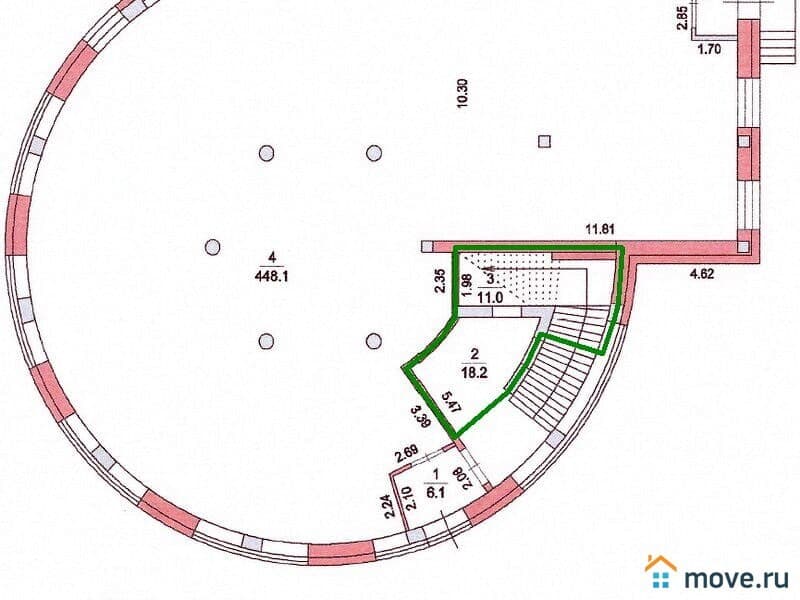 торговое помещение, 33.3 м²