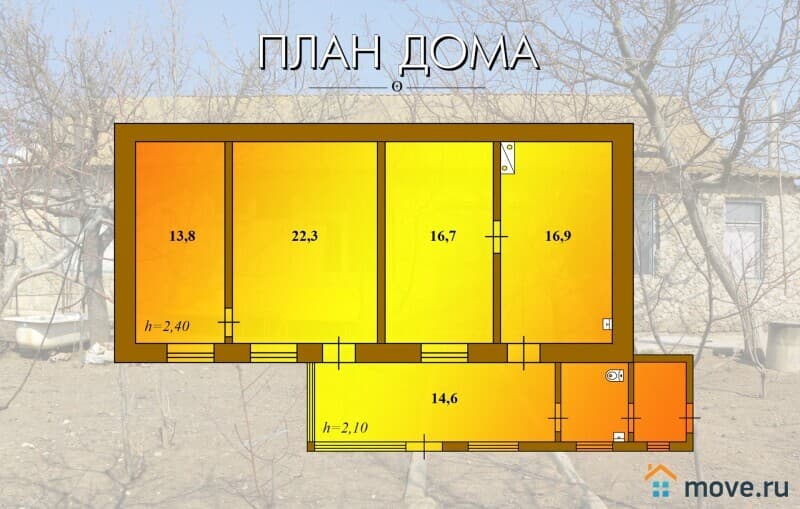 дом, 91.5 м², 4.6 сотки