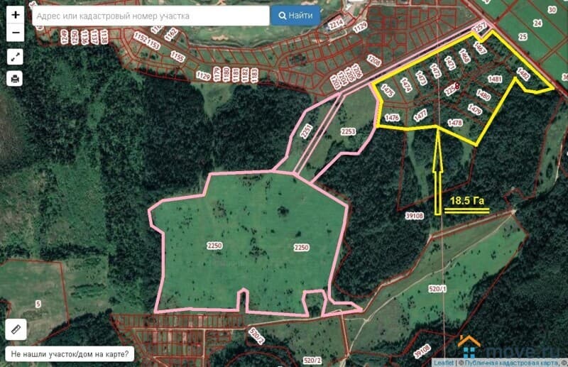 земля с/х назначения, 18.5 га