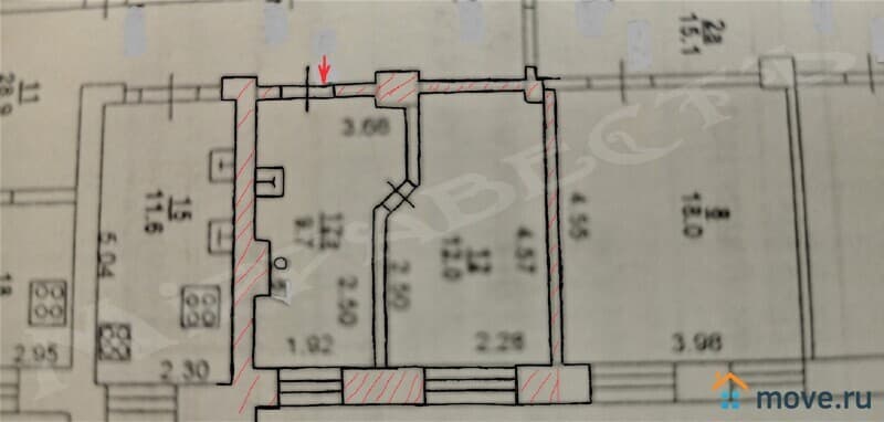 комната, 22 м²