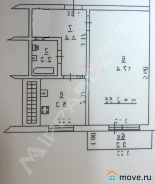 1-комн. квартира, 31 м²