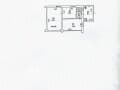 Продажа трехкомнатной квартиры, 55 м², этаж 1 из 1. Фото 3