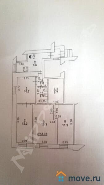 4-комн. квартира, 70 м²