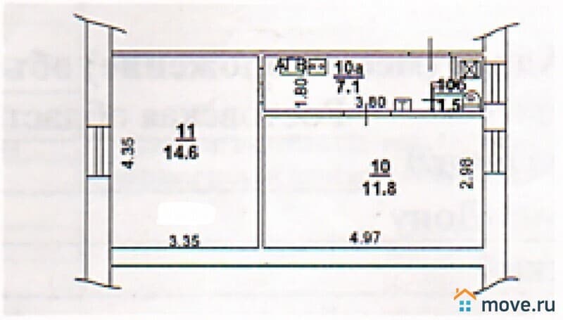 2-комн. квартира, 37 м²