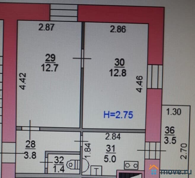 2-комн. квартира, 38 м²