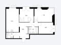 Продам трехкомнатную квартиру, 86.9 м², 5 мин. до метро пешком, этаж 19 из 24. Фото 23