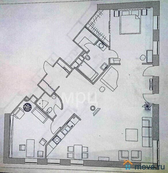 3-комн. квартира, 122.5 м²