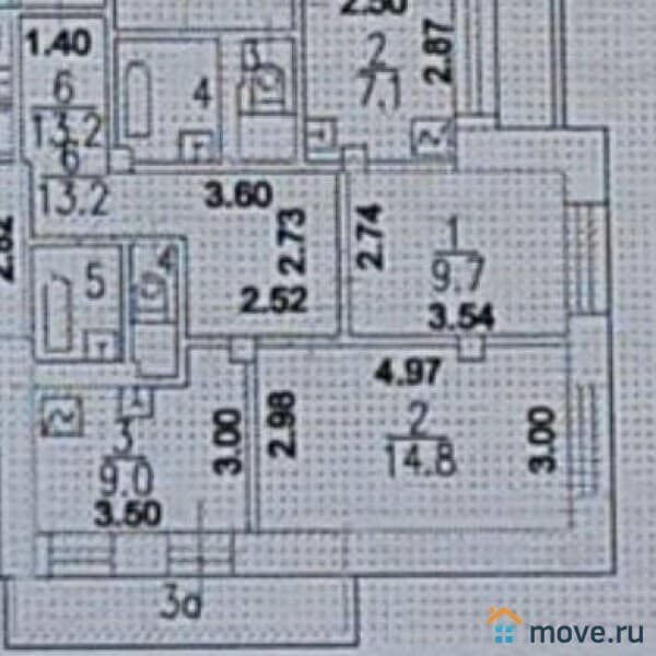 2-комн. квартира, 50.2 м&sup2;