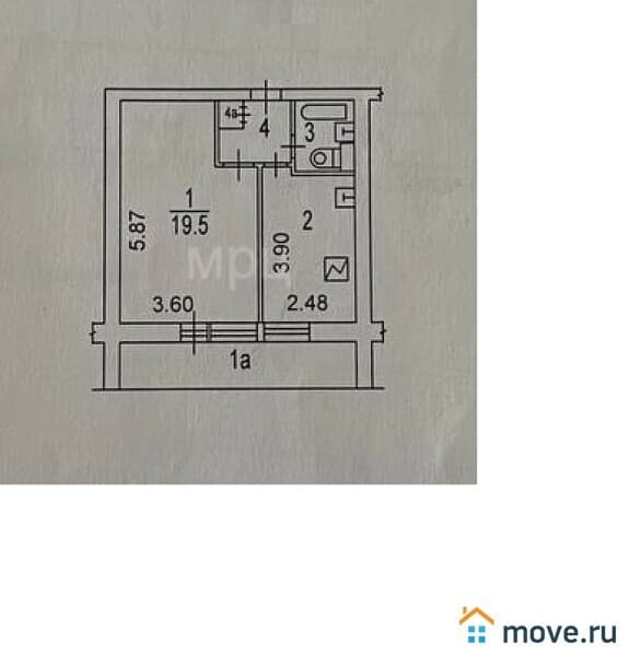 1-комн. квартира, 36 м&sup2;