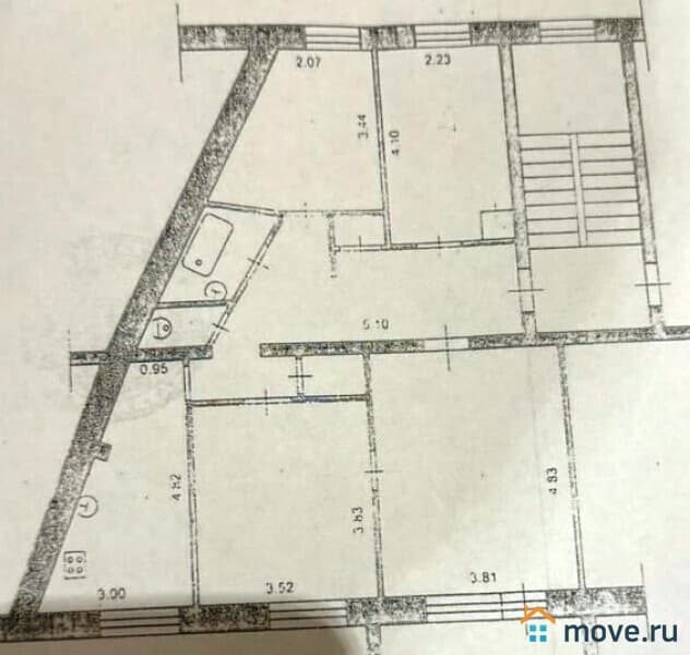 4-комн. квартира, 80 м²