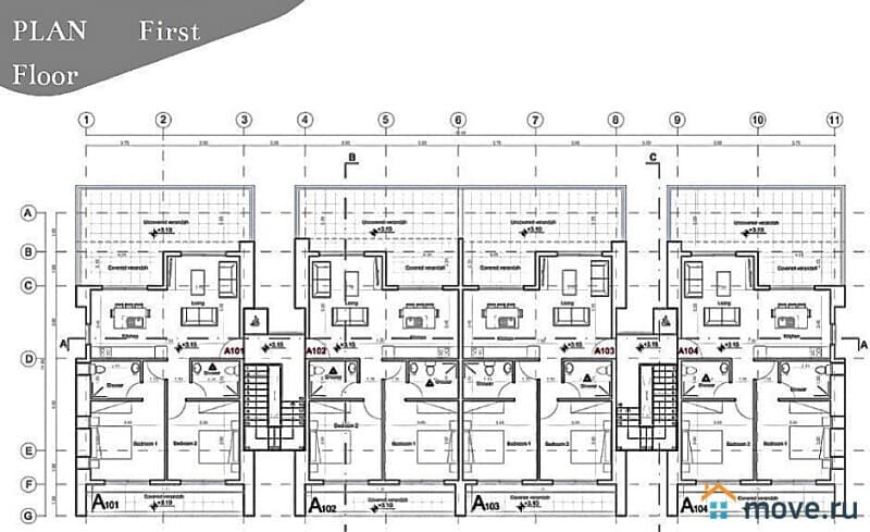 2-комн. апартаменты, 62 м²