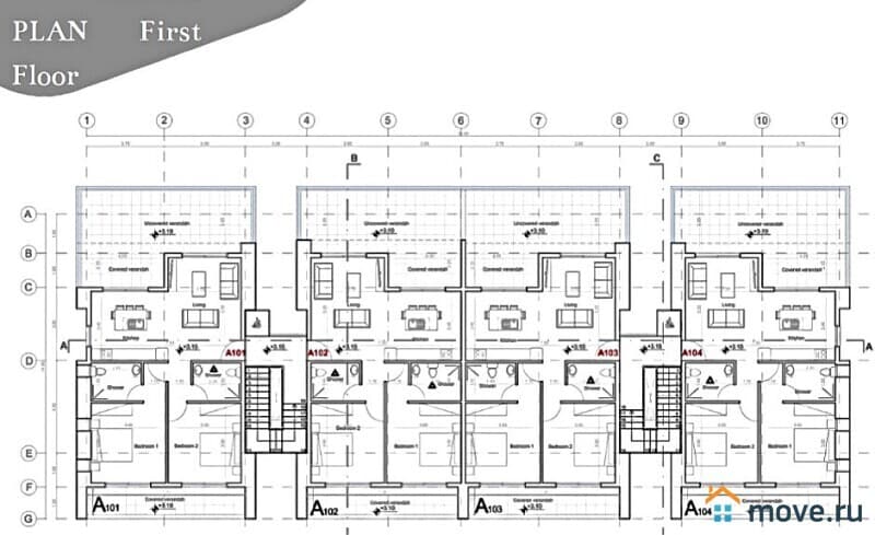 2-комн. апартаменты, 62 м²