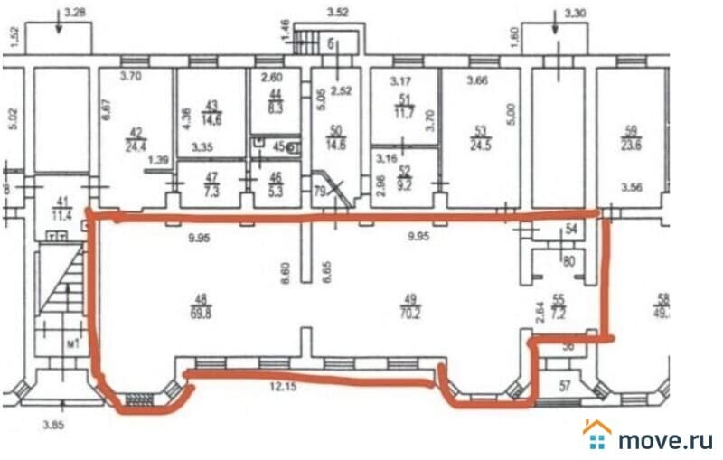 свободного назначения, 283 м&sup2;